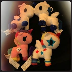 4 TOKIDOKI UNICORNO MERICORNO PLUSH